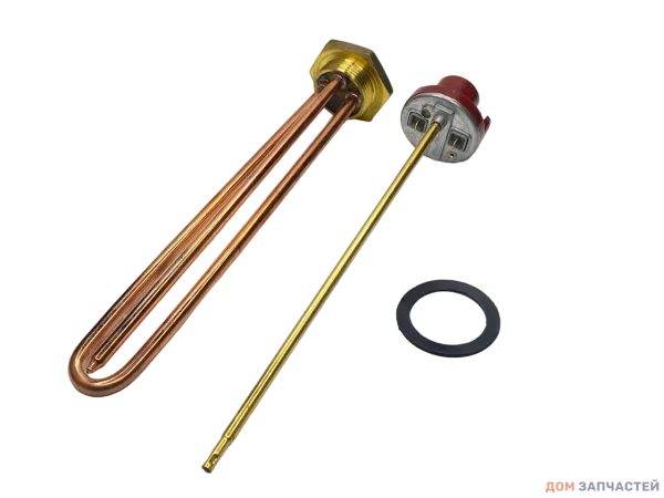 Тэн 2000W, 220V резьба G 1 1/4" (D-42мм) с терморегулятором (Аристон)