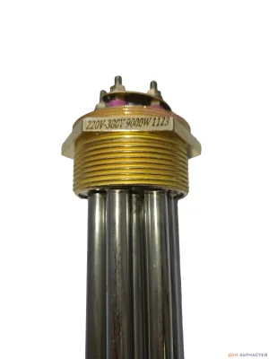 Блок ТЭН 9000Вт (3000Вт*3), резьба G2" (59 мм), длина 325 мм