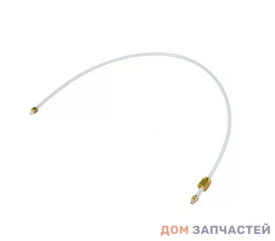 Трубка тефлоновая для пара 460 мм, скоба-гайка, для кофемашин Делонги 5513219871