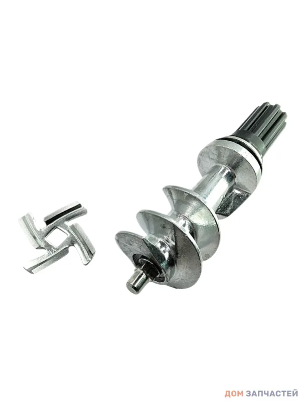 Шнек с ножом для мясорубки BRAUN, 145 мм (зам. 4195614)