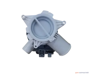 Насос сливной (помпа) HANYU 9011275 9010603 с улиткой в сборе 30W, 8 защелок, фишка вперед Beko 2840940500, 2880400800