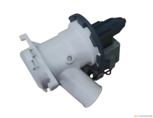 Насос сливной (помпа) HANYU 9011275 9010603 с улиткой в сборе 30W, 8 защелок, фишка вперед Beko 2840940500, 2880400800