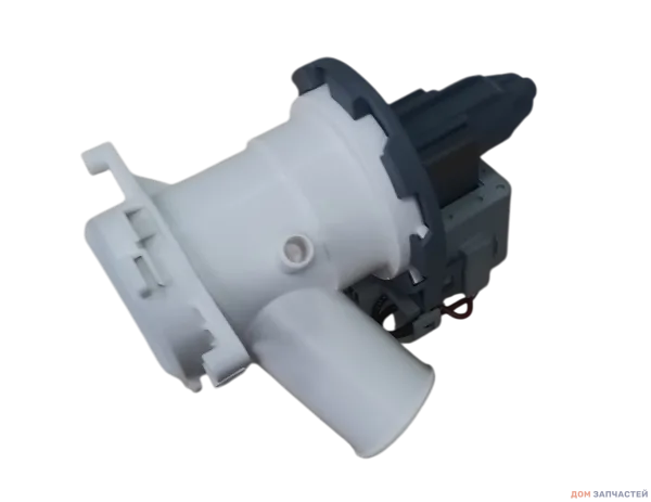 Насос сливной (помпа) HANYU 9011275 9010603 с улиткой в сборе 30W, 8 защелок, фишка вперед Beko 2840940500, 2880400800