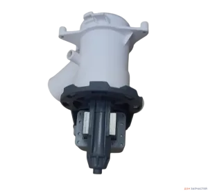 Насос сливной (помпа) HANYU 9011275 9010603 с улиткой в сборе 30W, 8 защелок, фишка вперед Beko 2840940500, 2880400800