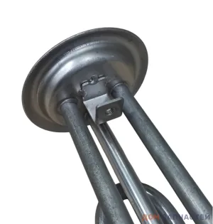 Нагревательный элемент (ТЭН) RF фл. 64 НЕРЖ 316L 1500W 230V под анод М6, конт по ВИНТЫ. L=170 мм (Rival) КИТАЙ 641516 6414