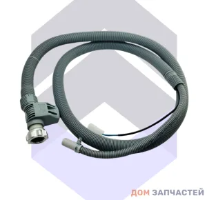 Шланг заливной с электрическим аквастопом для ПММ L-1850 мм (метал гайка) Indesit, Gorenje, Hansa, Midea, DEXP и др.