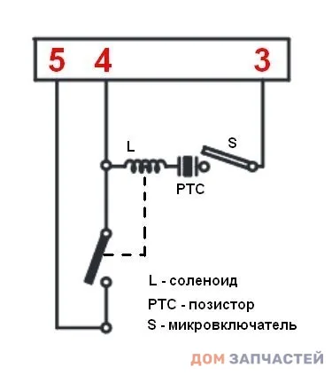 Устройство блокировки люка для стиральной машины Ariston, Indesit