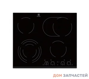 Стеклокерамическая поверхность для электрической плиты Electrolux