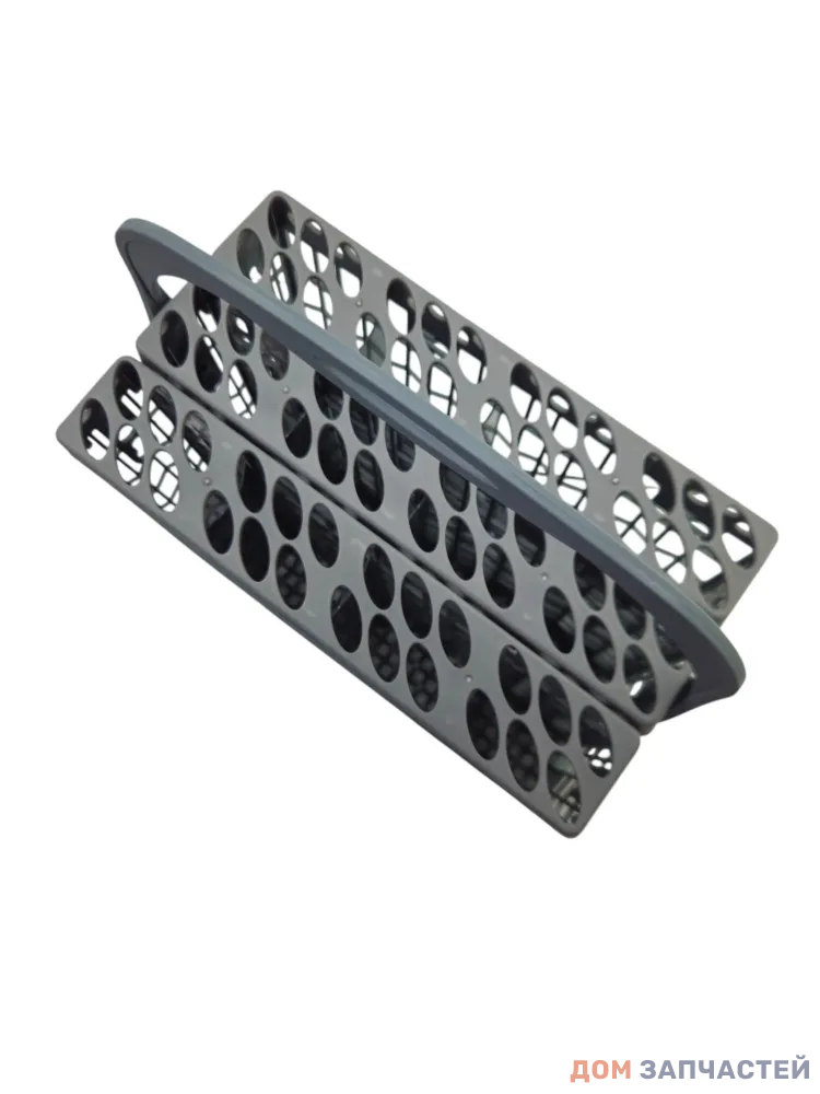 Корзина для столовых приборов в посудомоечную машину серая