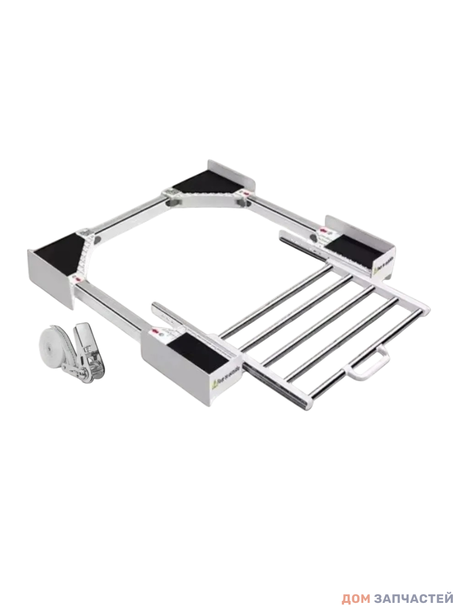 Полка для установки сушильной машины на стиральную с выдвижной полкой