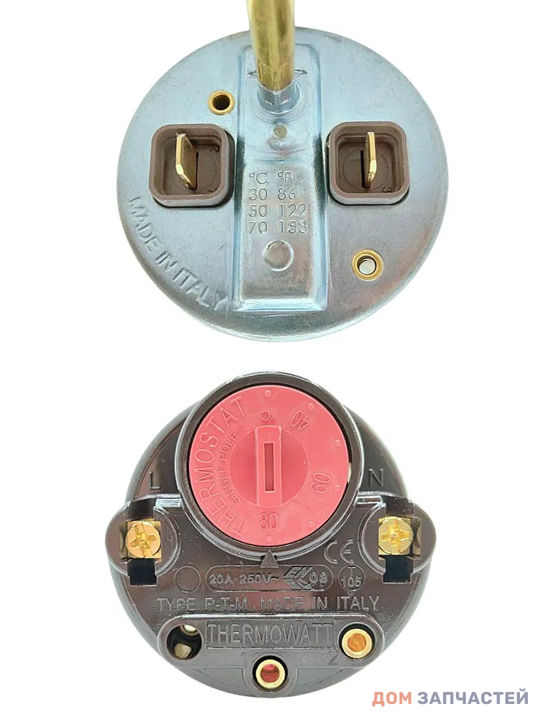 Термостат стержневой RTM 20А 300 FF для водонагревателя Ariston
