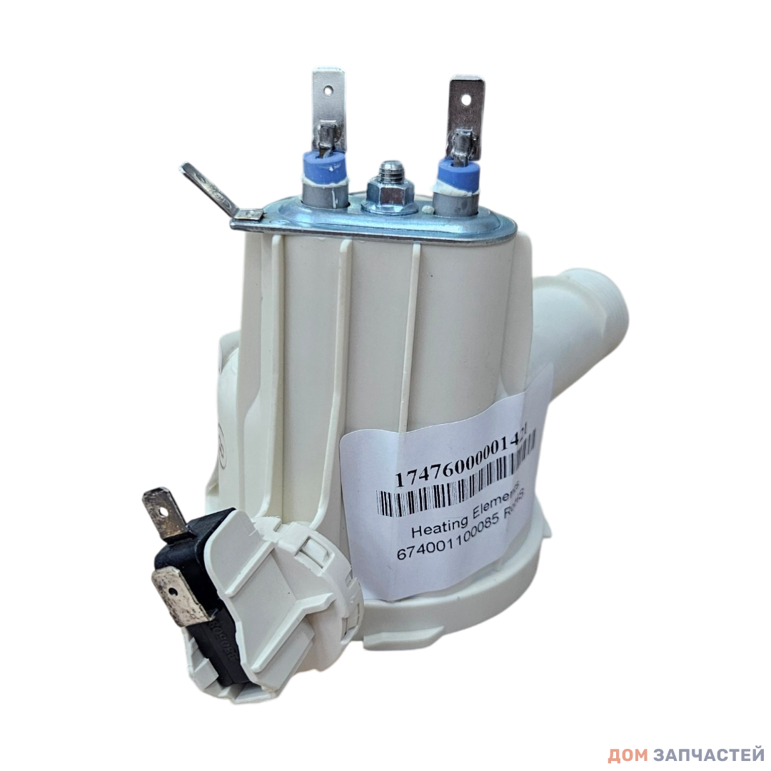 Тэн 1200В с улиткой в сборе тип YBW50-2A для посудомоечной машины, 17476000001421