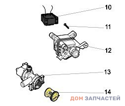 Фильтр слива для посудомоечных машин Ariston, Indesit, Whirlpool