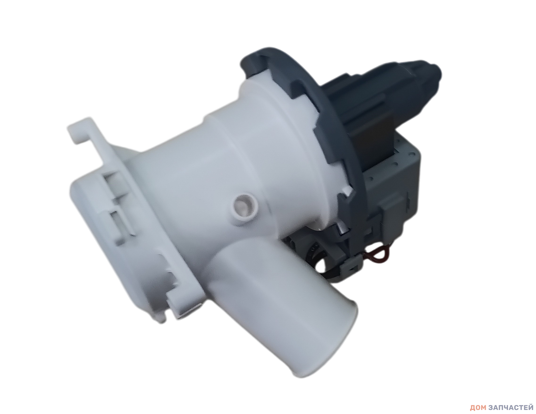 Насос сливной (помпа) HANYU 9011275 9010603 с улиткой в сборе 30W, 8 защелок, фишка вперед Beko 2840940500, 2880400800