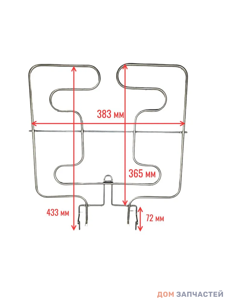 Тэн 1100W нижний для духовок Bosch Siemens 470763