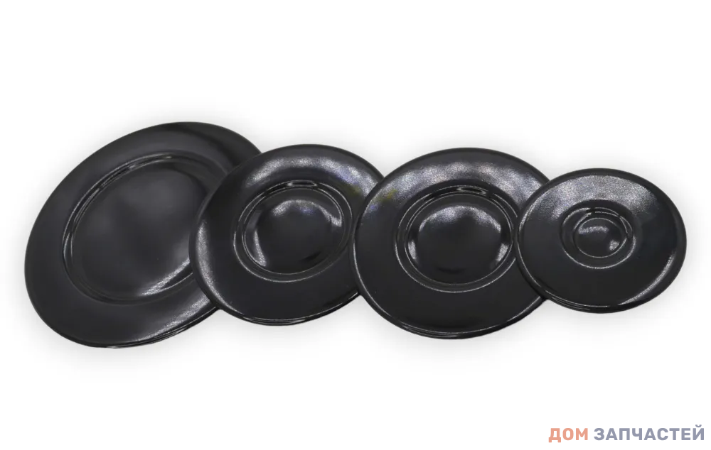 Комплект крышек на горелки lдля плит DARINA, Гефест, Лысьва, Норд ( 4 шт.)