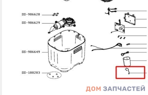 Крючок для хлебопечки Moulinex