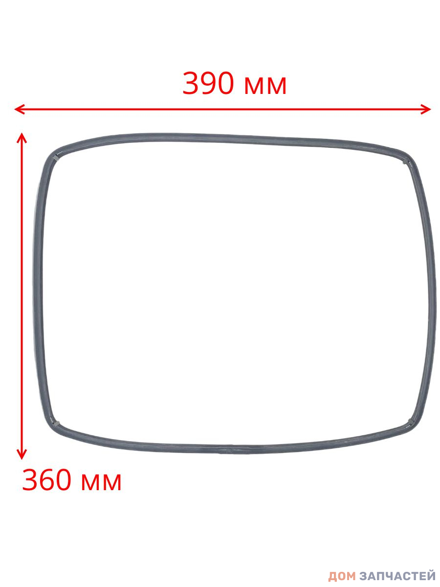 Уплотнитель двери духовки Дарина О-образный 360х390 мм