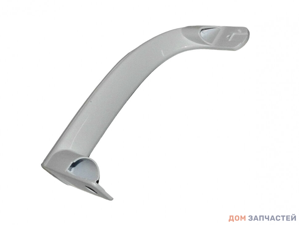 Ручка двери для холодильника Beko L-215 мм, верхняя левая, белая с серебристой вставкой 4326380900