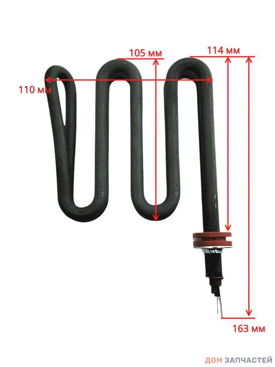 ТЭН сушки стиральной машины Midea, Hansa 17438100000432, 1039820