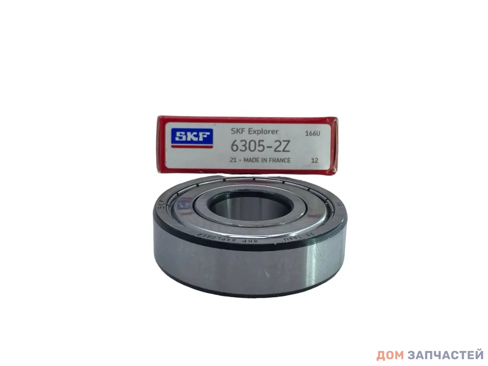 Подшипник SKF 6305-2Z (6305 ZZ / 80305) размер 25*62*17