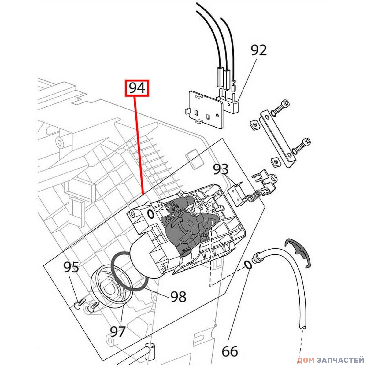 Поршень термоблока для кофемашин DeLonghi AS13200007