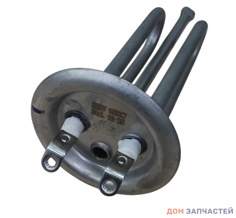 Нагревательный элемент (ТЭН) RF фл. 64 НЕРЖ 316L 1500W 230V под анод М6, конт по ВИНТЫ. L=170 мм (Rival) КИТАЙ 641516 6414