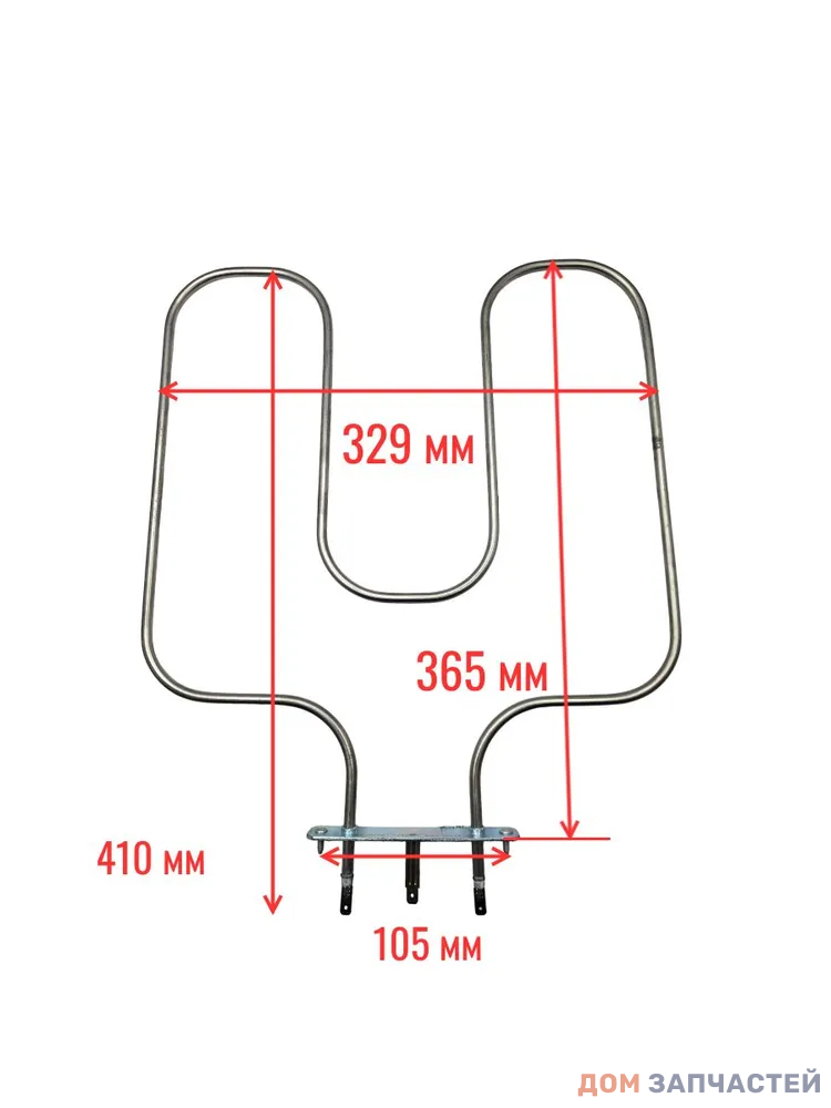 Тен духового шкафа плиты Gefest, 1200W, нижний, КА 2-SS0921В3