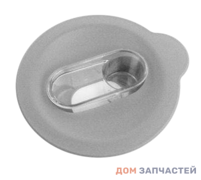 Крышка чаши с уплотнителем для блендера Braun серая