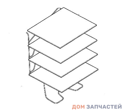 Испаритель в сборе для морозильной камеры Electrolux, Zanussi, Aeg