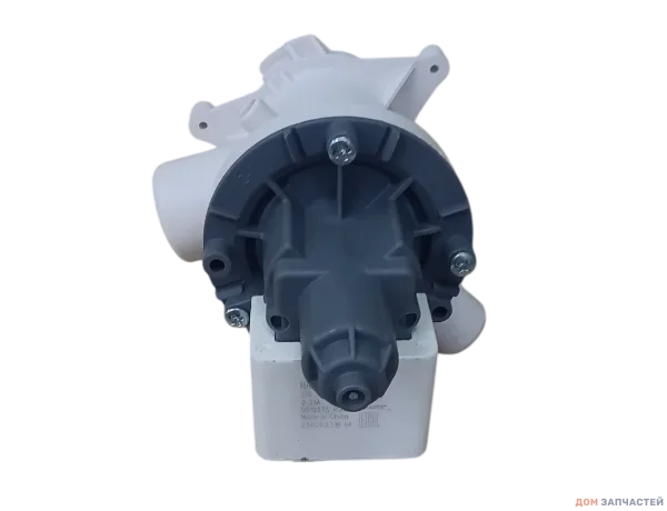 Насос сливной (помпа) HANYU 9019375 9019723 с улиткой в сборе 30W, 3 винта, фишка вперед Beko 2880402000