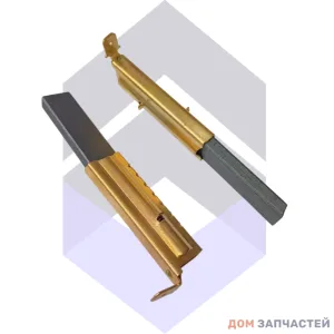 Щетки угольные в металлическом корпусе для эл двигателя (мотора) стиральной машины 5x13,5x36 мм (2 штуки)