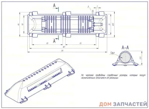 Ребро барабана для стиральных машин ARDO с вертикальной загрузкой (тяжёлый)