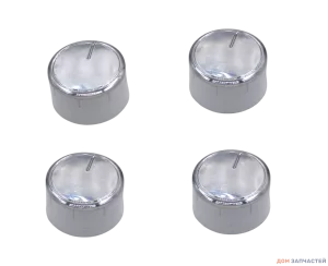 Комплект ручек для варочной панели ( плиты ) белые, короткий шток (4 шт.)