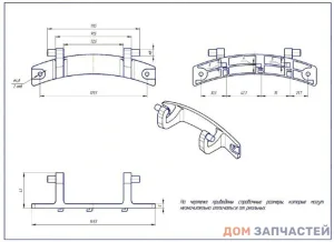 Петля люка для стиральных машин Samsung