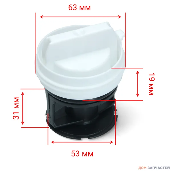 Фильтр насоса для стиральной машины Bosch, Siemens 614351