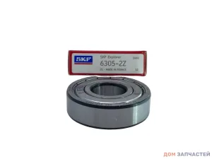 Подшипник SKF 6305-2Z (6305 ZZ / 80305) размер 25*62*17